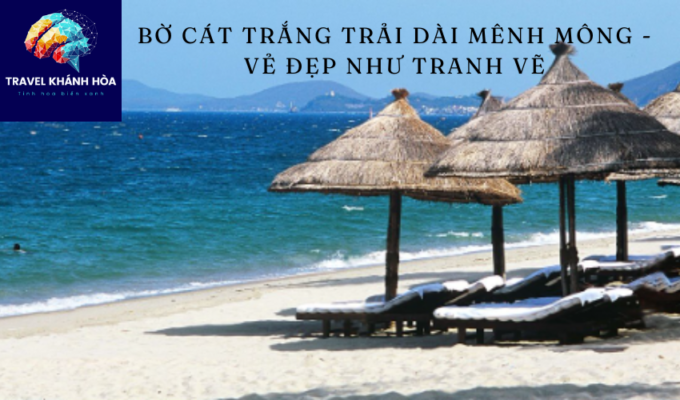 Bờ cát trắng trải dài mênh mông – Vẻ đẹp như tranh vẽ